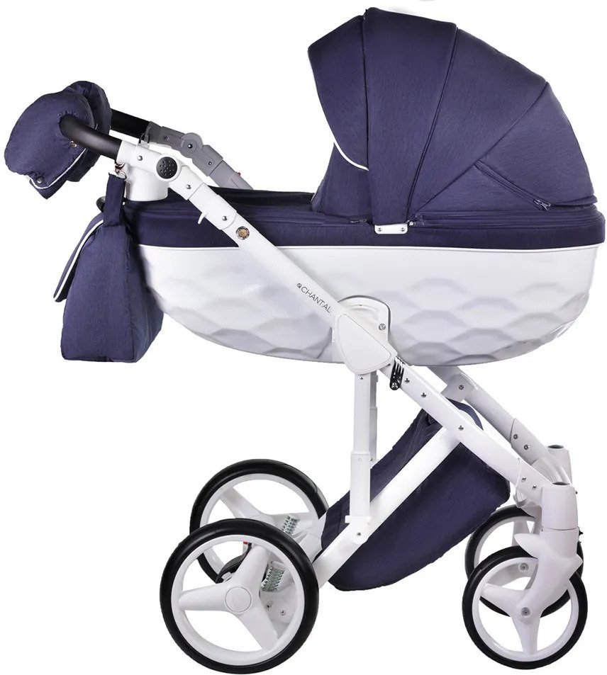 Коляска 2в1 Adamex Chantal Standart C211 Dark grey/White купить,NaN