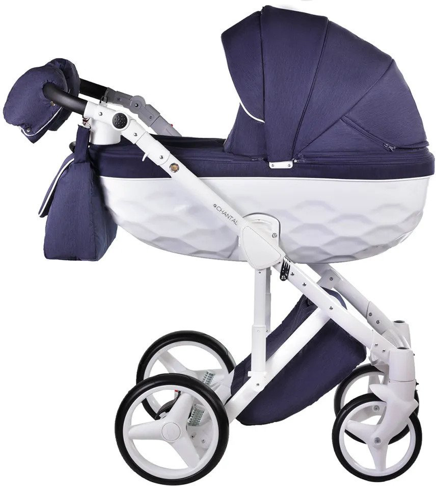 Коляска 2в1 Adamex Chantal Standart C211 Dark grey/White купить,NaN