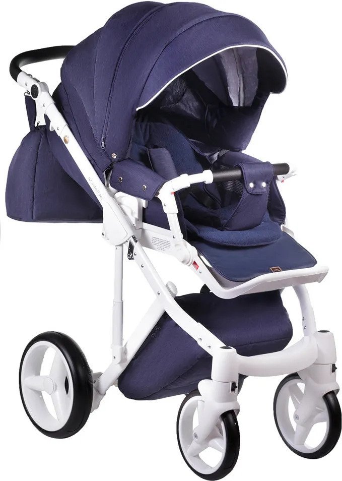 Коляска 2в1 Adamex Chantal Standart C211 Dark grey/White купить,NaN
