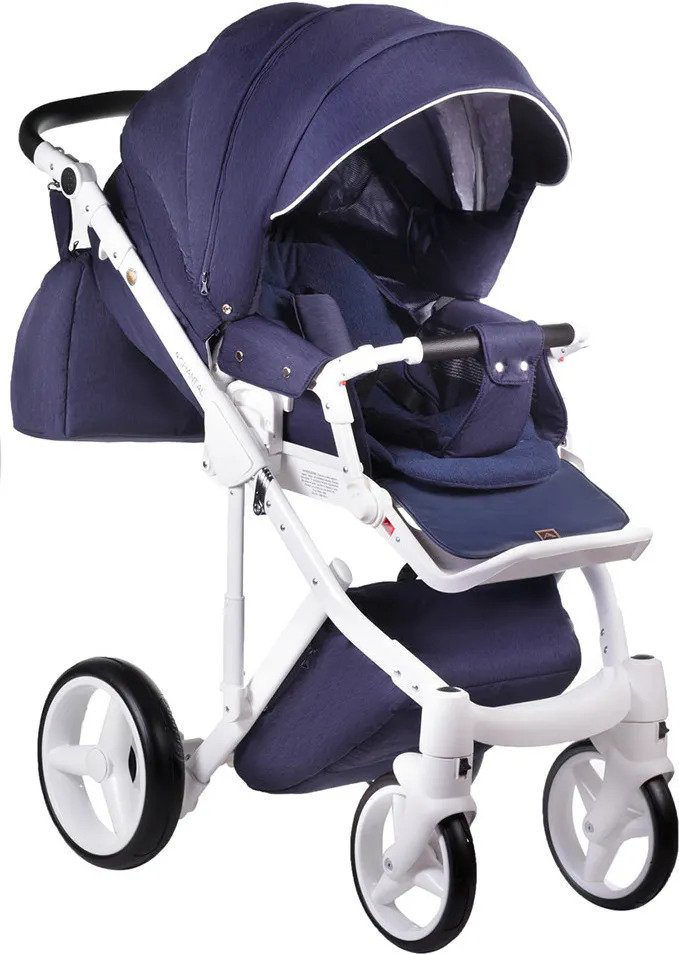 Коляска 2в1 Adamex Chantal Standart C211 Dark grey/White купить,NaN