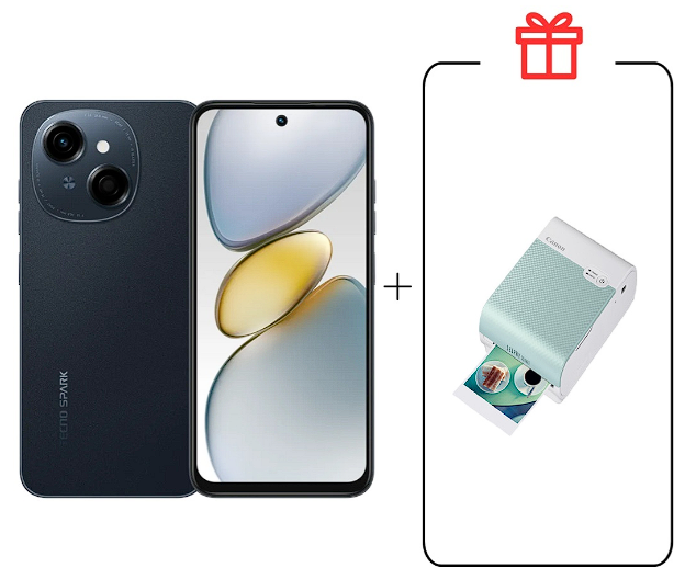 Смартфон Tecno Spark Go 1 4/64Gb Startrail Black+подарок купить,NaN