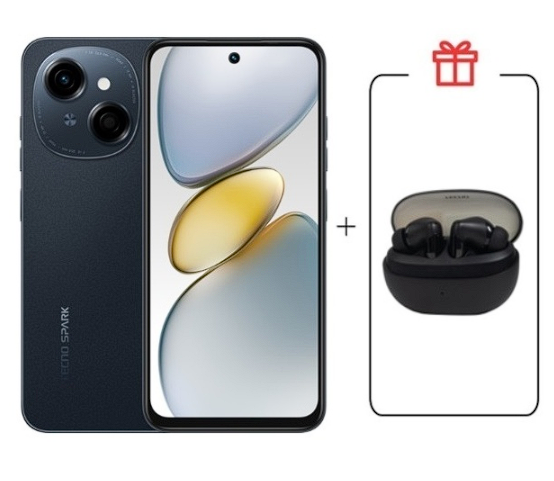 Смартфон Tecno Spark Go 1 4/128Gb Startrail Black+подарок купить,NaN