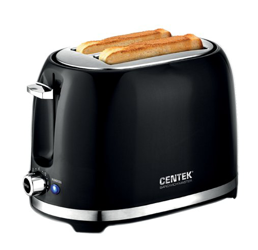 Тостер Centek СТ-1432 черный купить,NaN