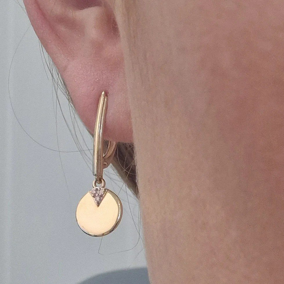 Серьги Deimantas 106481288 1,94гр 0,06ct. купить,NaN