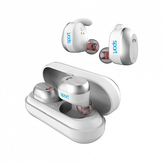 Наушники Elari NanoPods Sport белые