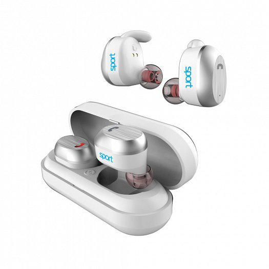 Наушники Elari NanoPods Sport белые купить,NaN