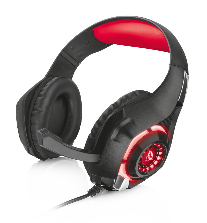 Наушники  Trust GXT 313 Nero Illuminated Gaming Headset черные купить,NaN