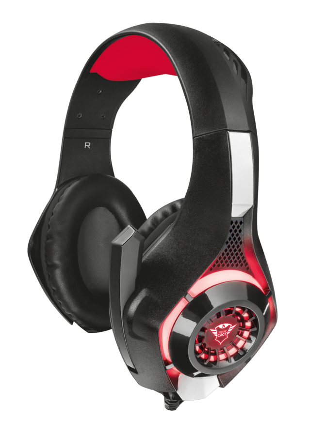 Наушники  Trust GXT 313 Nero Illuminated Gaming Headset черные купить,NaN