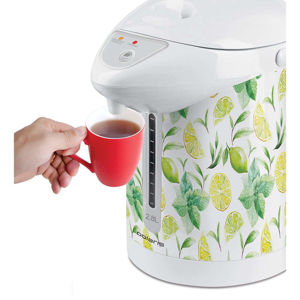 Термопот Polaris PWP 2824 Lemon 2.8л белый купить,NaN