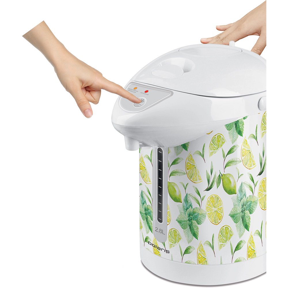 Термопот Polaris PWP 2824 Lemon 2.8л белый