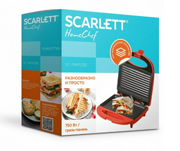 Сэндвичница Scarlett SC-TM11039 красная