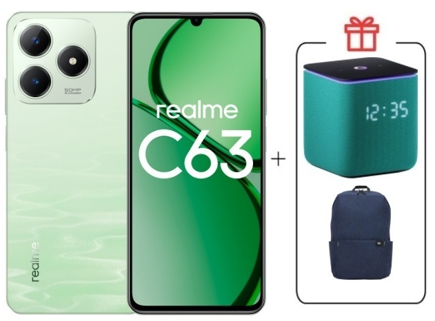 Смартфон Realme C63 8/256Gb 4G Jade Green + подарок купить,NaN