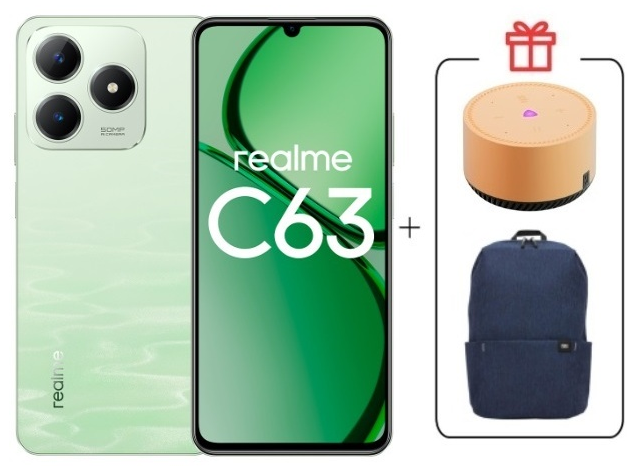Смартфон Realme C63 8/256Gb 4G Jade Green + подарок купить,NaN