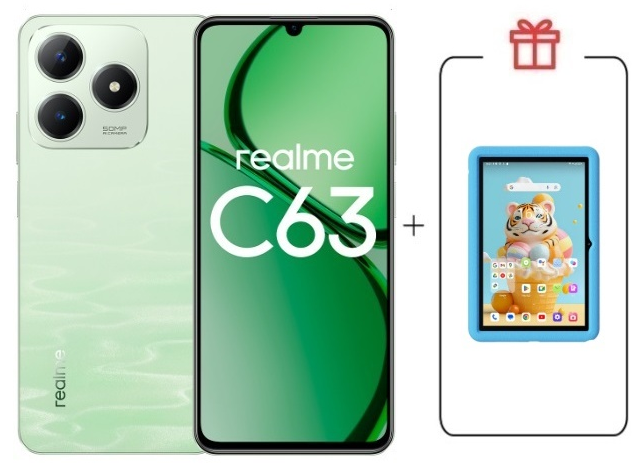 Смартфон Realme C63 8/256Gb 4G Jade Green + подарок купить,NaN