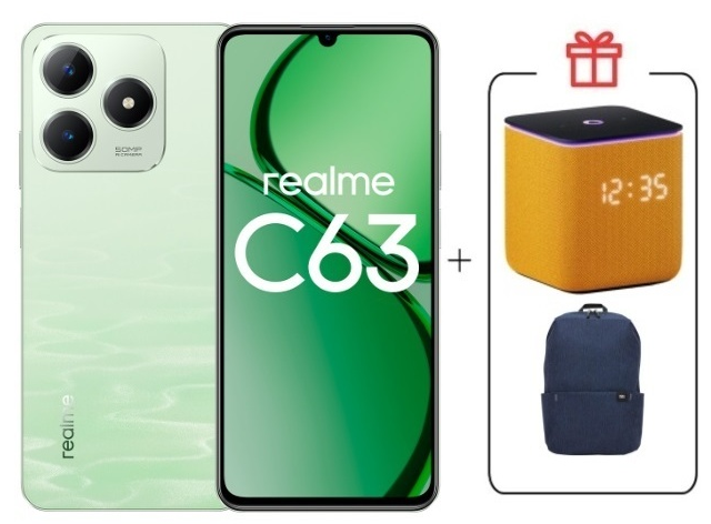 Смартфон Realme C63 8/256Gb 4G Jade Green + подарок купить,NaN