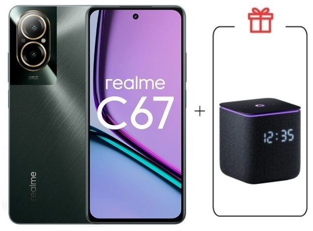 Смартфон Realme C67 4G 6/128Gb Black Rock + подарок купить,NaN