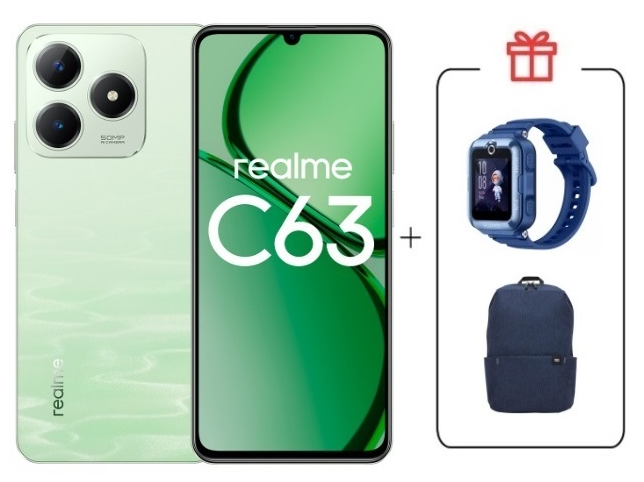 Смартфон Realme C63 8/256Gb 4G Jade Green + подарок купить,NaN