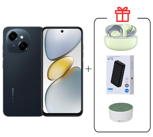Смартфон Tecno Spark Go 1 4/64Gb Startrail Black+подарок купить,NaN