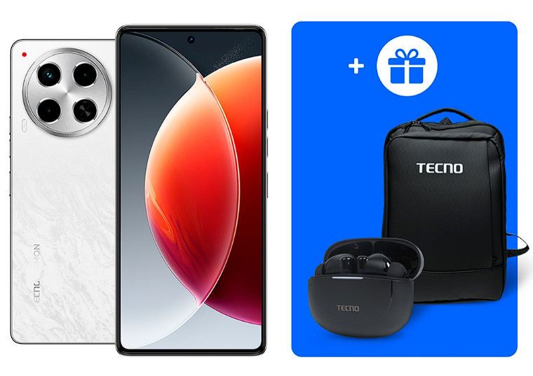 Смартфон Tecno Camon 30 8/256Gb Uyuni Salt White+подарок купить,NaN