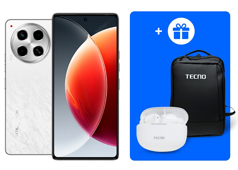 Смартфон Tecno Camon 30 8/256Gb Uyuni Salt White+подарок купить,NaN