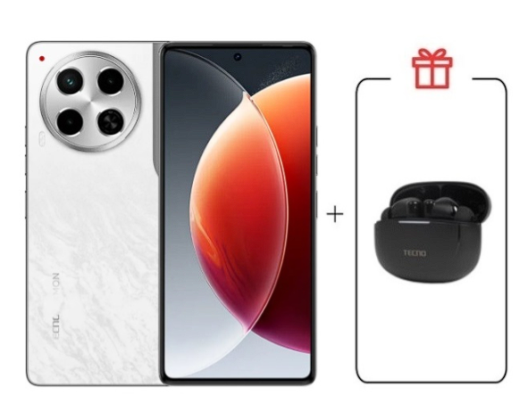 Смартфон Tecno Camon 30 8/256Gb Uyuni Salt White+подарок купить,NaN