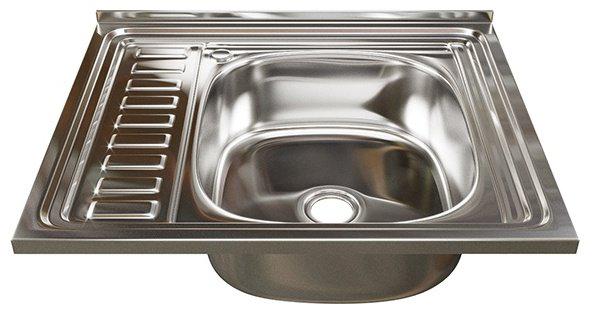 Кухонная мойка ANTIKA накладная 50х60 60x16 серебристый купить,15000