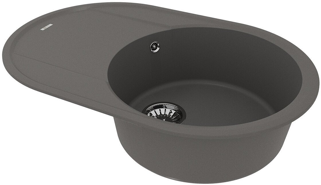 Кухонная мойка Lemark 9910059 врезная 76х50х19.7 см, искусственный гранит