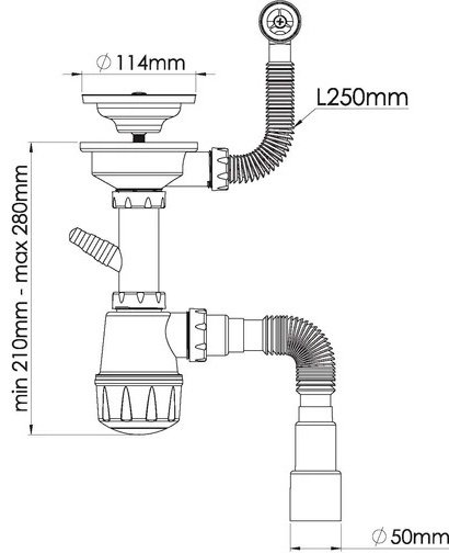 Кухонная мойка Канада накладная 75х48.6х20 см, искусственный камень, тон графитовый