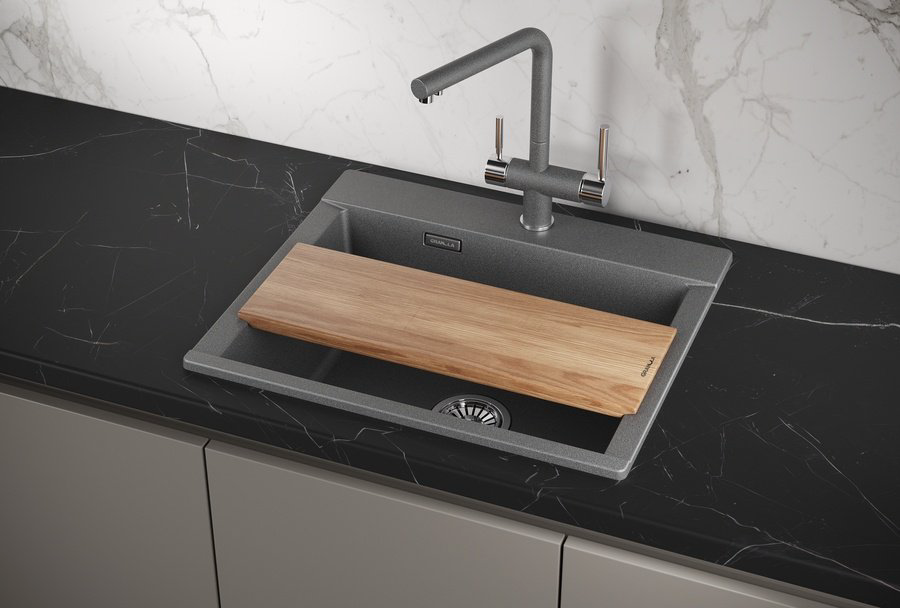 Кухонная мойка GRANULA ESTETICA ES-5804 врезная 58х50х20 см, кварцевый песок купить,255200