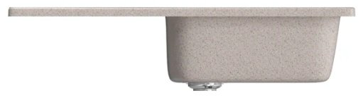 Кухонная мойка Mixline ML-GM-20 врезная 48х83х19 см, искусственный мрамор, тон песочный купить,NaN