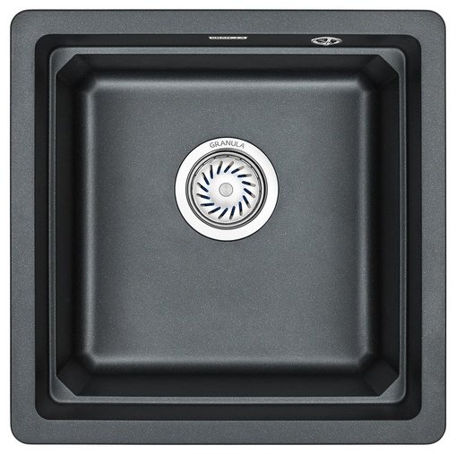 Кухонная мойка GRANULA KS-4501U интегрированная 45х45х20 см, кварцевый песок