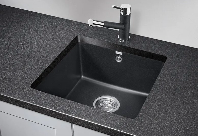 Кухонная мойка GRANULA 4451, ШВАРЦ Шварц врезная 46х46х19 см, кварцевый песок купить,212600
