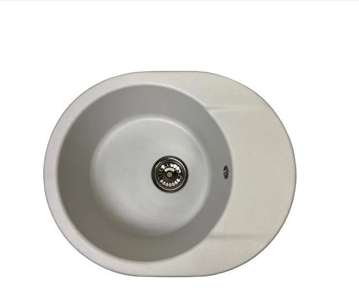 Кухонная мойка NOVA 4640145606390 врезная 48х59х18 см, кварцевый песок, тон белый