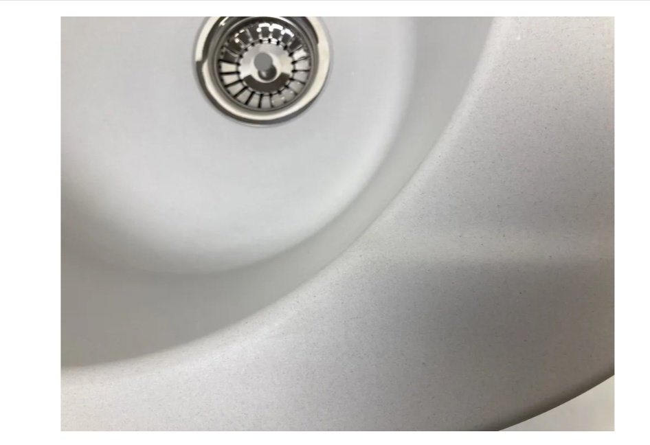 Кухонная мойка NOVA 4640145606390 врезная 48х59х18 см, кварцевый песок, тон белый