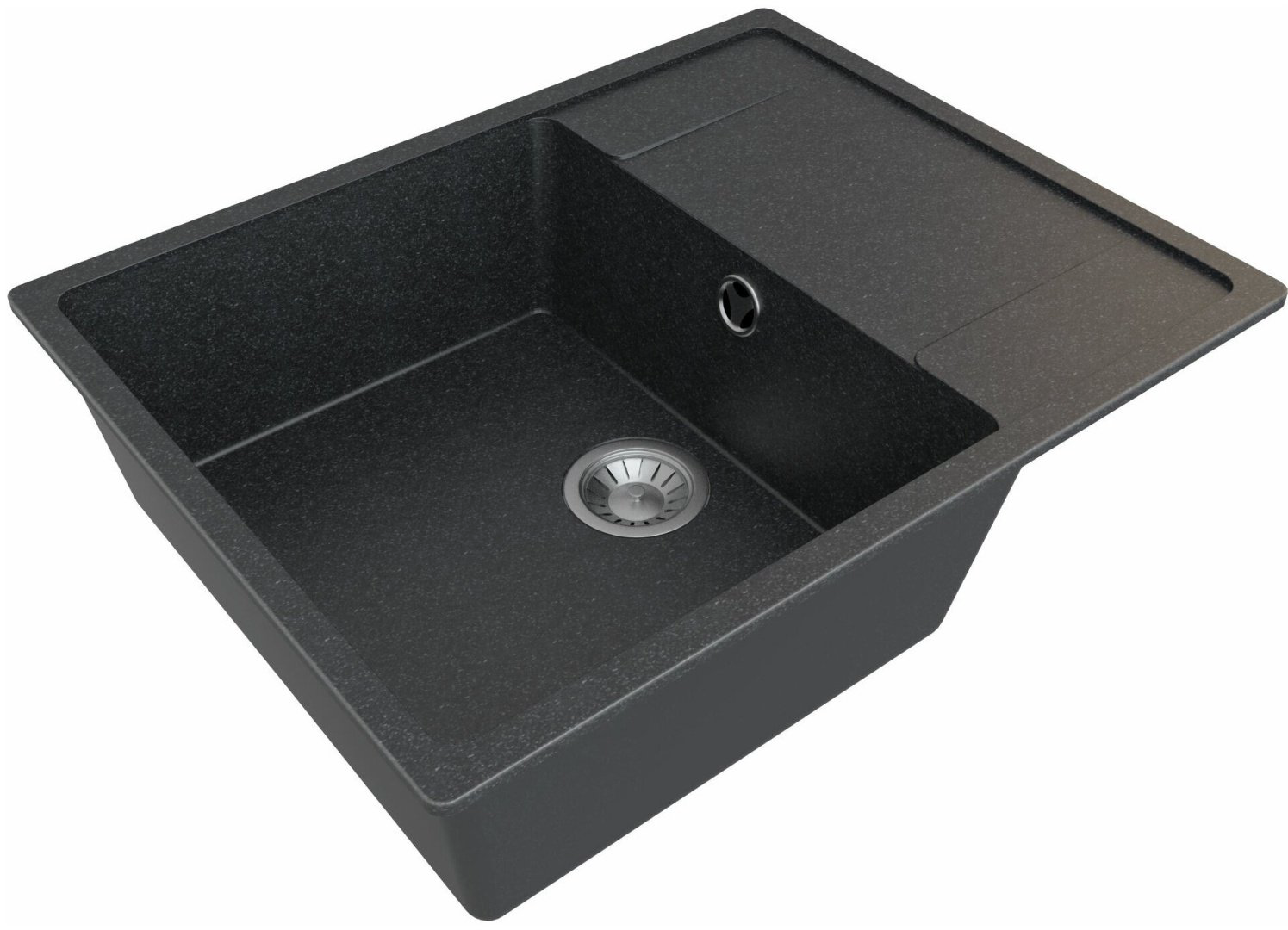 Кухонная мойка Gamma-granit Granite-13 врезная 64х50.5х18.5 см, искусственный гранит купить,NaN