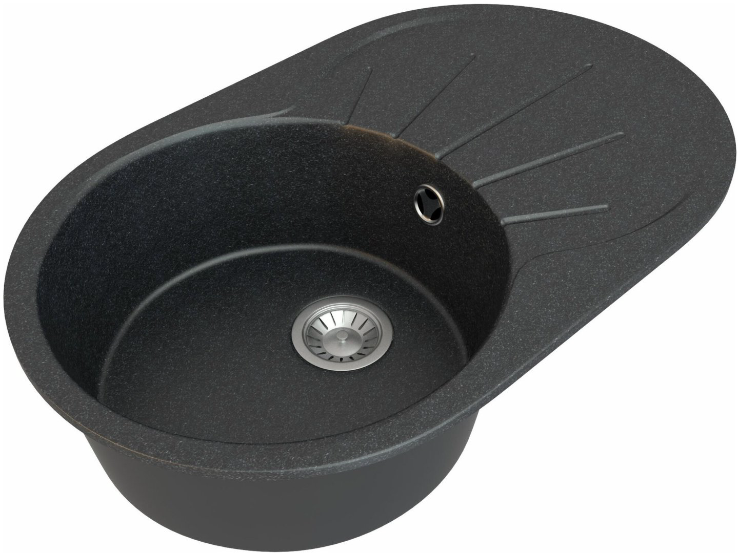 Кухонная мойка Gamma-granit Granite-04 врезная 73.5х45.5х17 см, искусственный гранит купить,NaN