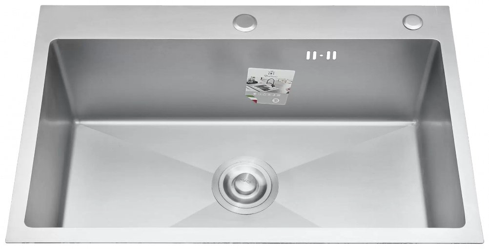 Кухонная мойка Diadonna DS7050 врезная 70х50х20 см, нержавеющая сталь