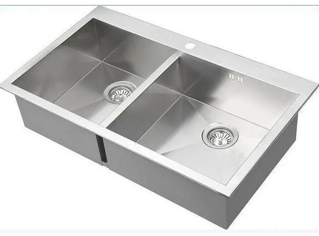 Кухонная мойка Diadonna DS7850T врезная 78х50х20 см, нержавеющая сталь, тон серебристый купить,97500