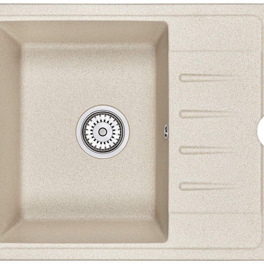 Кухонная мойка GRANULA 5803 врезная 58х50х20 см, кварцевый песок