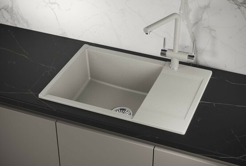 Кухонная мойка GRANULA ESTETICA ES-7003 врезная 70х50х20 см, кварцевый песок