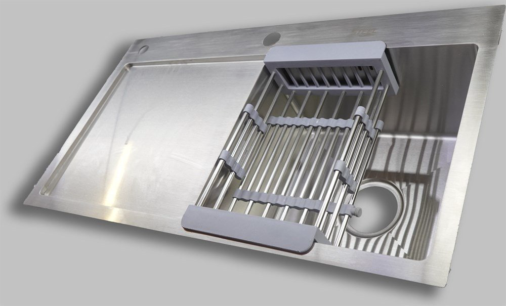 Кухонная мойка KABINKA.KZ врезная STEEL серебристый купить,53900