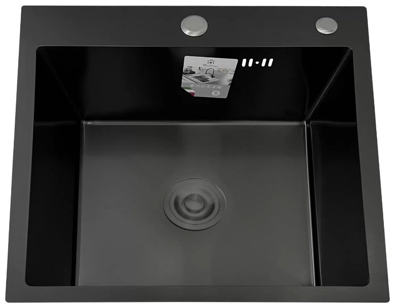 Кухонная мойка Diadonna DS5050B врезная 50х50х20 см, нержавеющая сталь