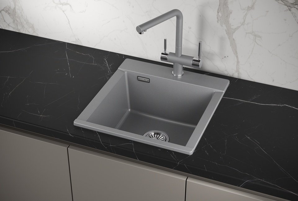 Кухонная мойка GRANULA ESTETICA ES-4701 врезная 47х50х20 см, кварцевый песок