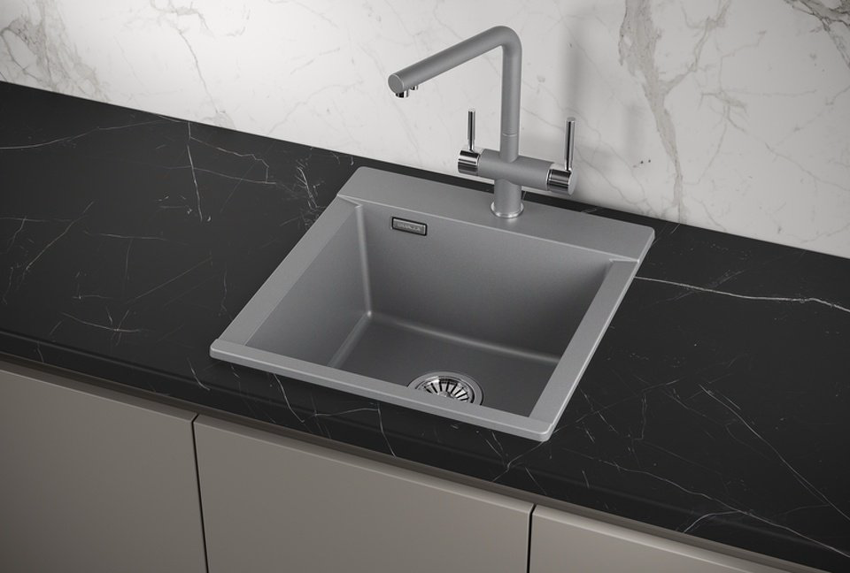 Кухонная мойка GRANULA ESTETICA ES-4701 врезная 47х50х20 см, кварцевый песок купить,NaN