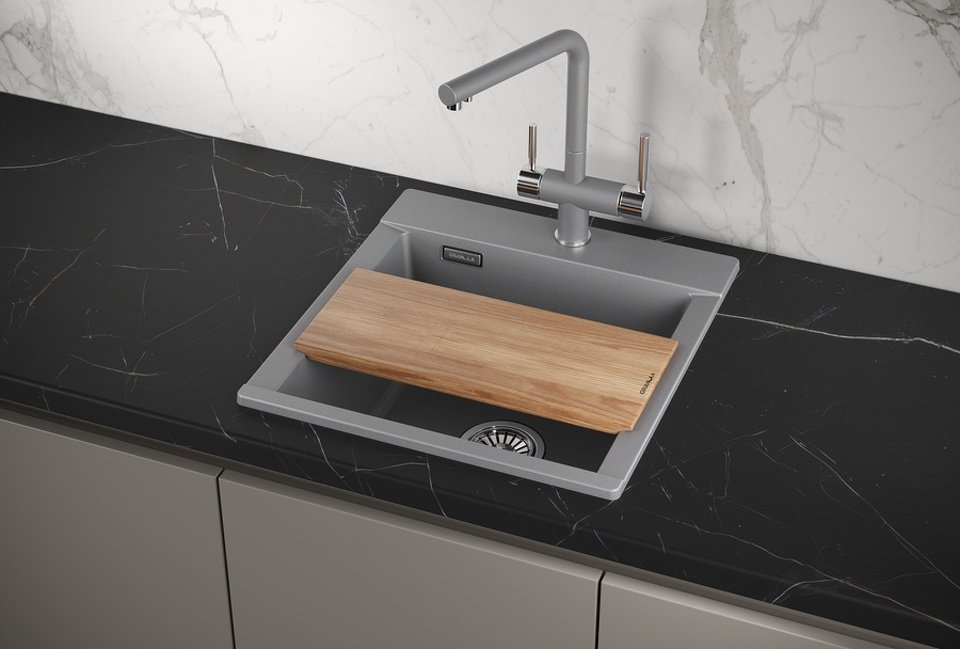 Кухонная мойка GRANULA ESTETICA ES-4701 врезная 47х50х20 см, кварцевый песок