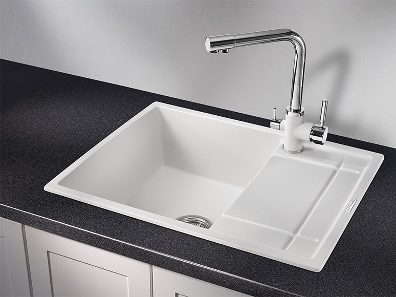 Кухонная мойка GRANULA 6501 врезная 65.5х50х19 см, кварцевый песок купить,NaN