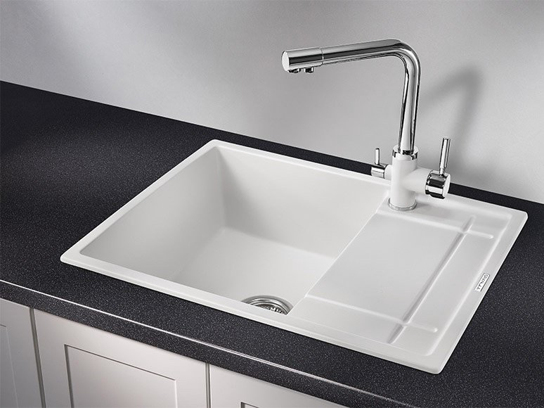 Кухонная мойка GRANULA 6501 врезная 65.5х50х19 см, кварцевый песок купить,NaN