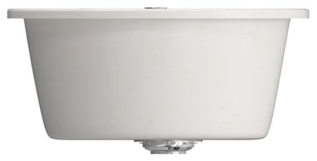 Кухонная мойка Mixline ML-GM-12 врезная 48х48х21 см, искусственный мрамор, тон белый купить,NaN