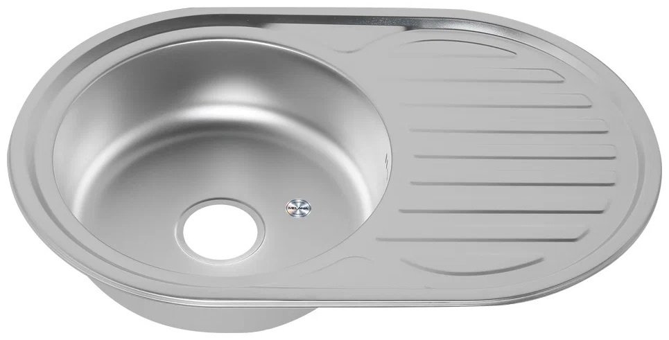 Кухонная мойка MELANA врезная K0000081773, серебристый