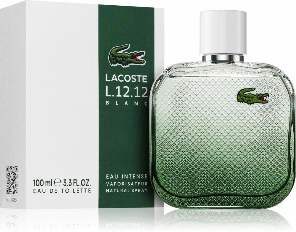 Туалетная вода Lacoste L.12.12 Blanc Eau Intense 100ml купить,NaN